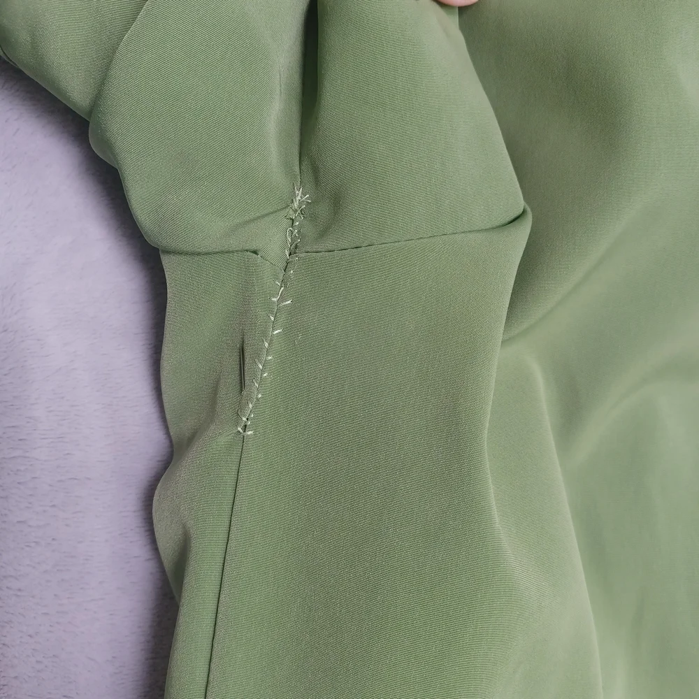 Liz Claiborne Green Utility Jacket with Tan Trim - Picture 13 of 13